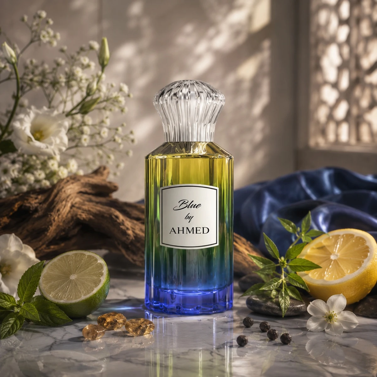 AHMED AL MAGHRIBI Blue - Extrait de Parfum 100ml - Gambar 4