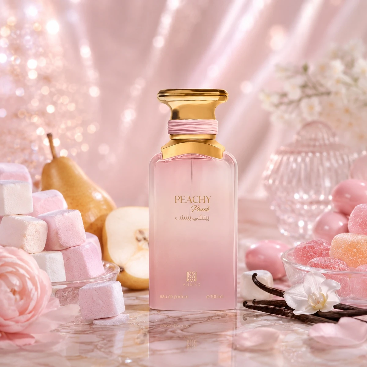 AHMED AL MAGHRIBI Peachy Peach - Extrait de Parfum 100ml - Gambar 5