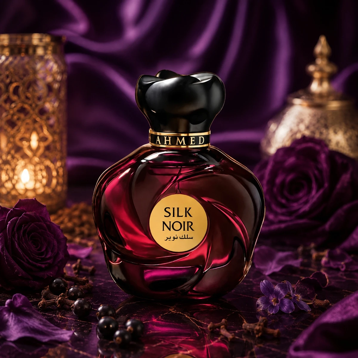 AHMED AL MAGHRIBI Silk Noir - Extrait de Parfum 75ml - Gambar 2
