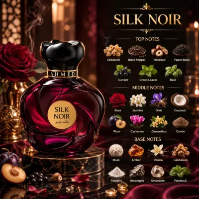 AHMED AL MAGHRIBI Silk Noir - Extrait de Parfum 75ml - Gambar 5