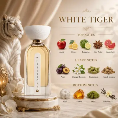 AHMED AL MAGHRIBI White Tiger - Extrait de Parfum 100ml - Gambar 4
