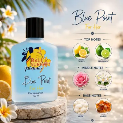 BALI SURFERS Blue Point For Her - Eau De Parfum 37ml & 100ml - Gambar 3