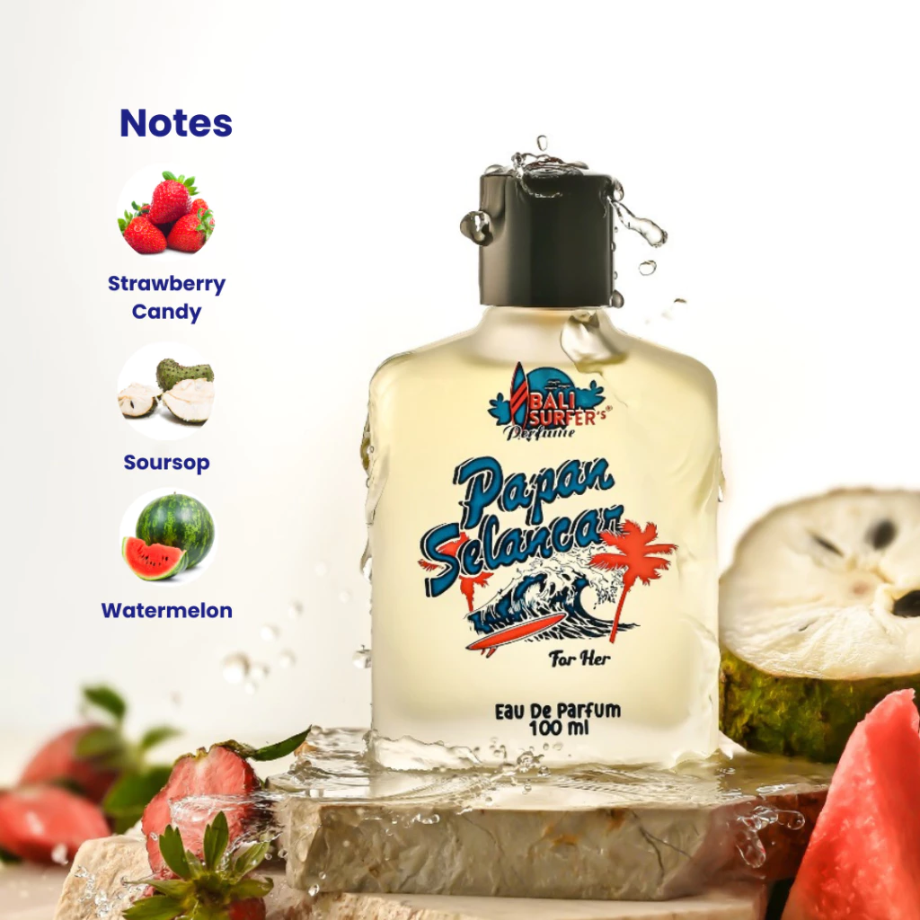 BALI SURFERS Papan Selancar For Her - Eau De Parfum 37ml & 100ml - Gambar 4