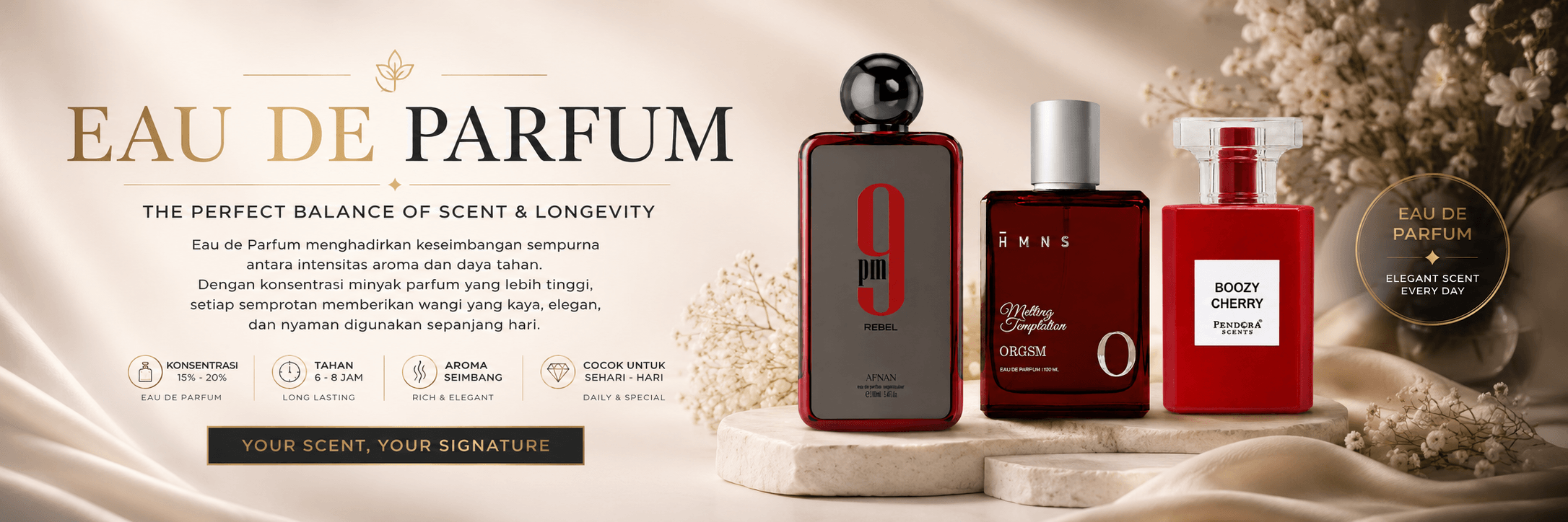 Eau de Parfum Banner Beyoutee