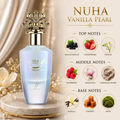 KHADLAJ Nuha Vanilla Pearl - Eau de Parfum - Gambar 3