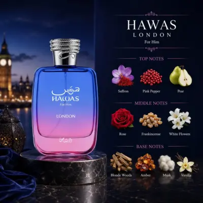 RASASI Hawas London - Eau de Parfum - Gambar 4