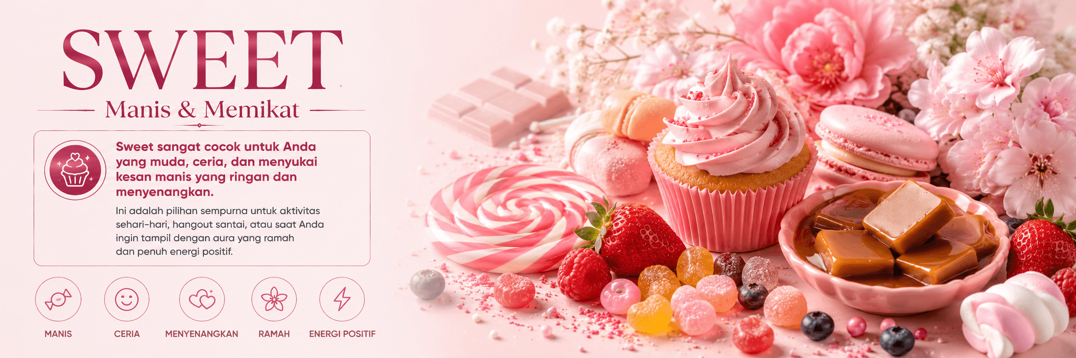 SWEET Fragrance Notes Banner