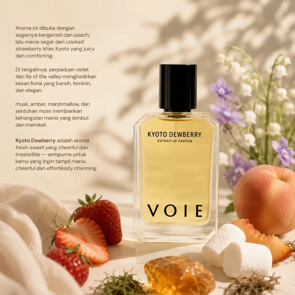 VOIE Kyoto Dewberry - Extrait de Parfum - Gambar 6