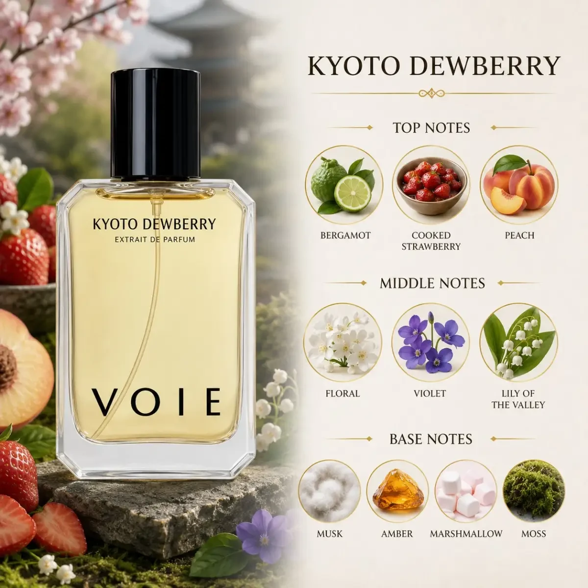 VOIE Kyoto Dewberry - Extrait de Parfum - Gambar 4
