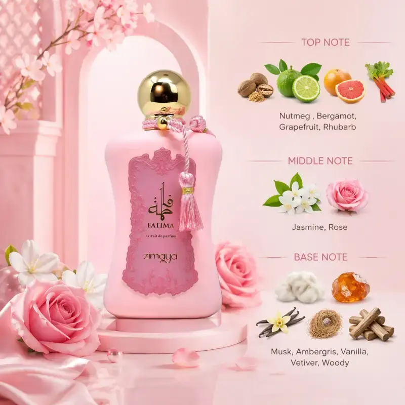 ZIMAYA Fatima Pink - Extrait de Parfum - Gambar 4