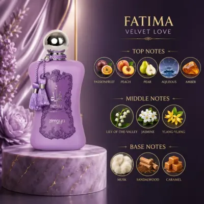 ZIMAYA Fatima Velvet Love - Extrait de Parfum - Gambar 3