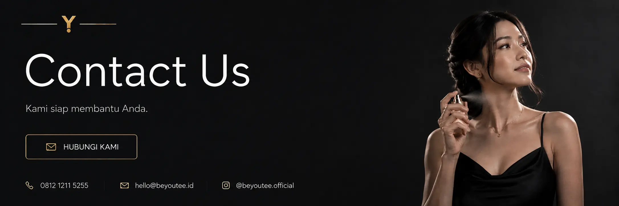 Contact Us Beyoutee Banner Official